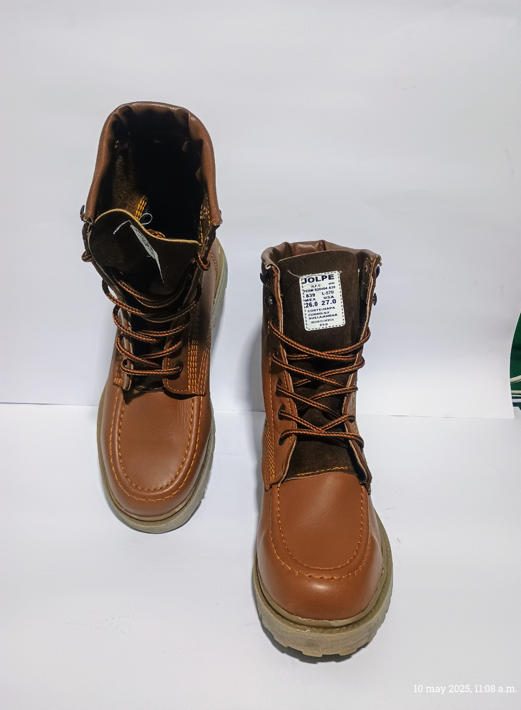Bota industrial larga, JOLPE, Piel Original